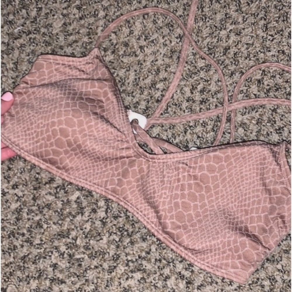 Target Snake Skin Bikini Top‎